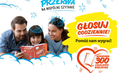 Konkurs Kinder Mleczna Kanapka „Przerwa na wspólne czytanie”