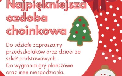 Ogłaszamy I  edycję konkursu bożonarodzeniowego!