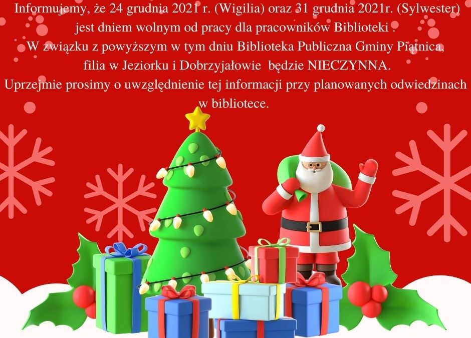 Informacja dla Czytelników.