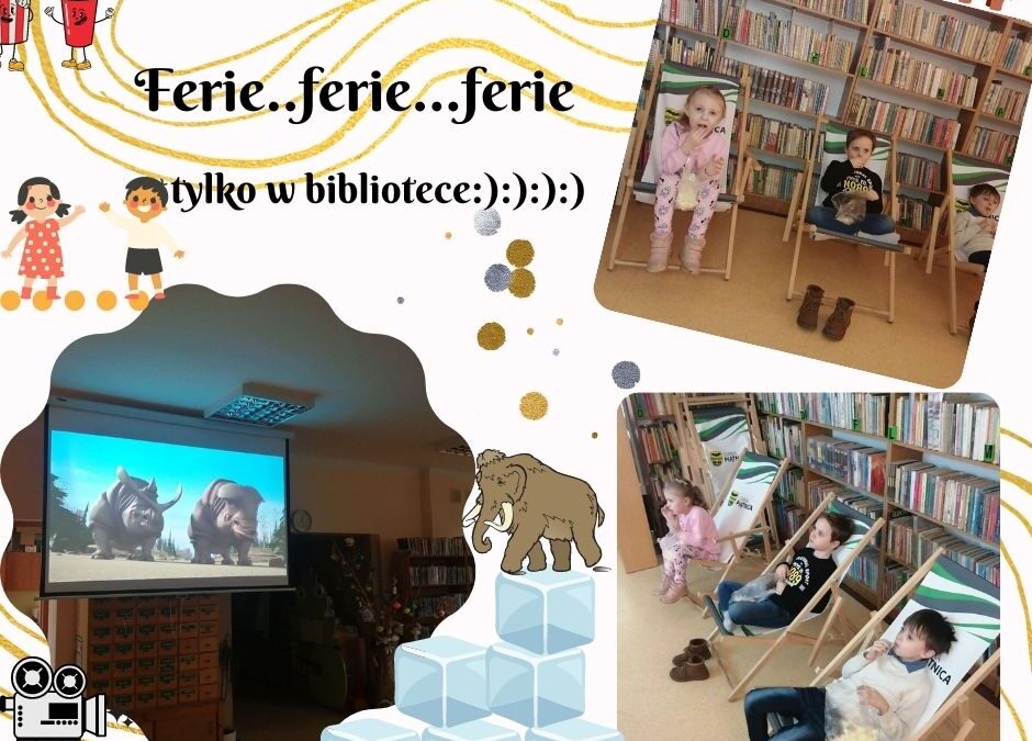 Piątkowe popołudnie w bibliotece.