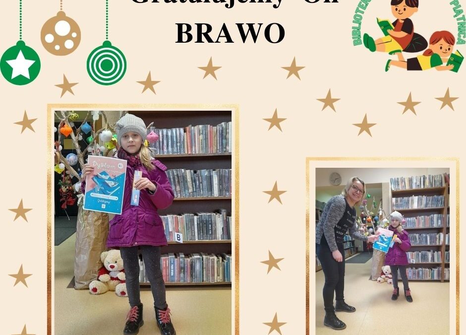 Akcja MKWC – Gratulacje dla Oli.