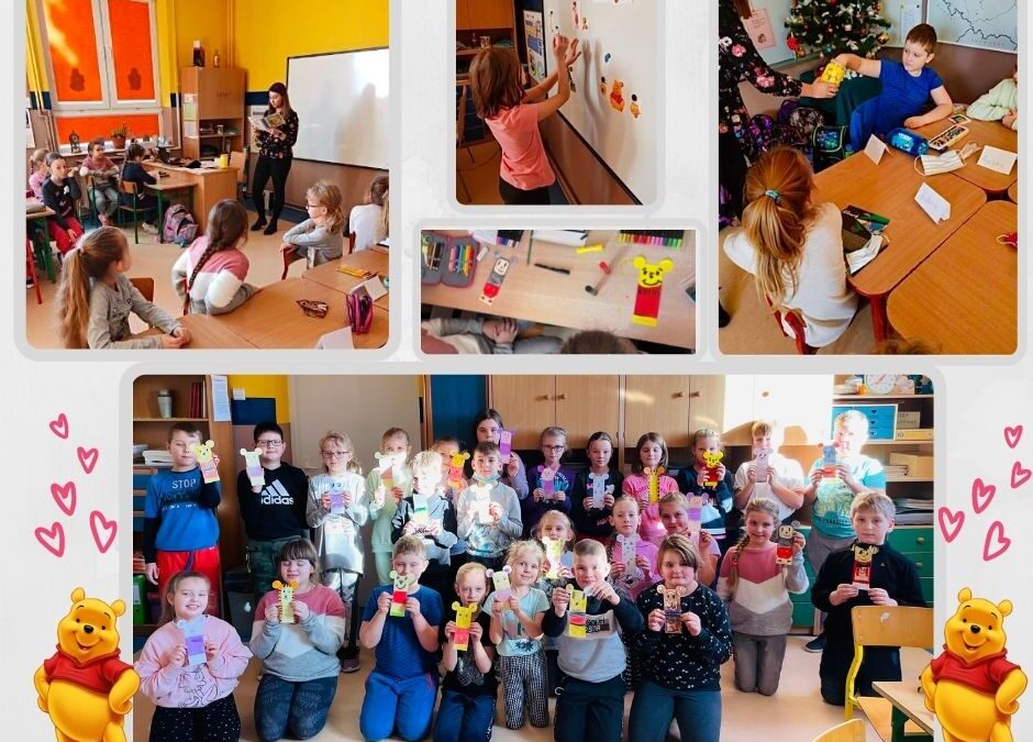 Lekcja biblioteczna w ramach Międzynarodowego Dnia Kubusia Puchatka