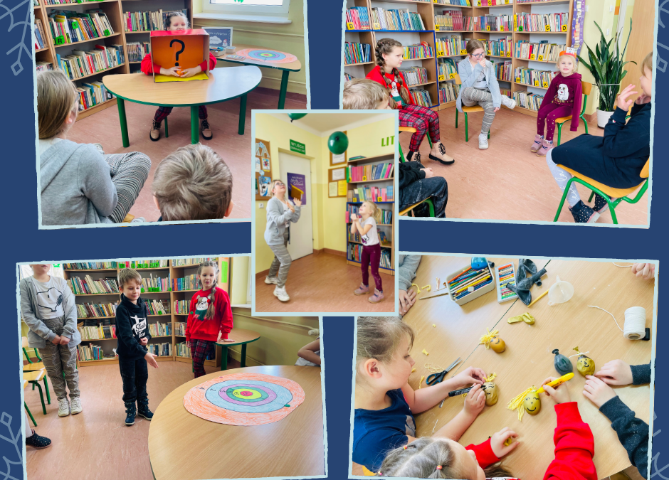 Animacje biblioteczne w ramach ferii w bibliotece