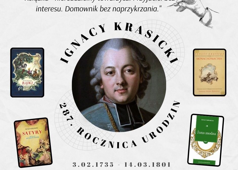 287. rocznica urodzin Ignacego Krasickiego