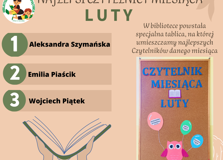 Czytelnicy Miesiąca  – Luty