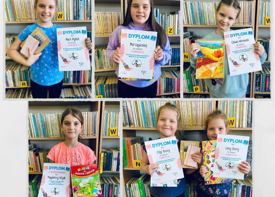 Wyniki konkursu „Wierszyk na papierze”