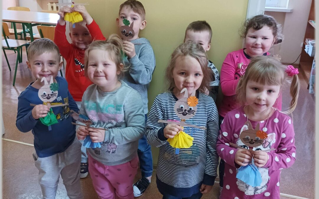 Warsztaty wielkanocne z grupą przedszkolną ,,Pszczółki”