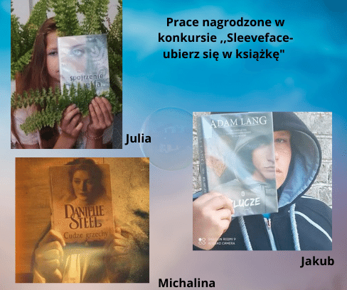 Konkurs fotograficzny, Sleeveface- ubierz się w książkę”