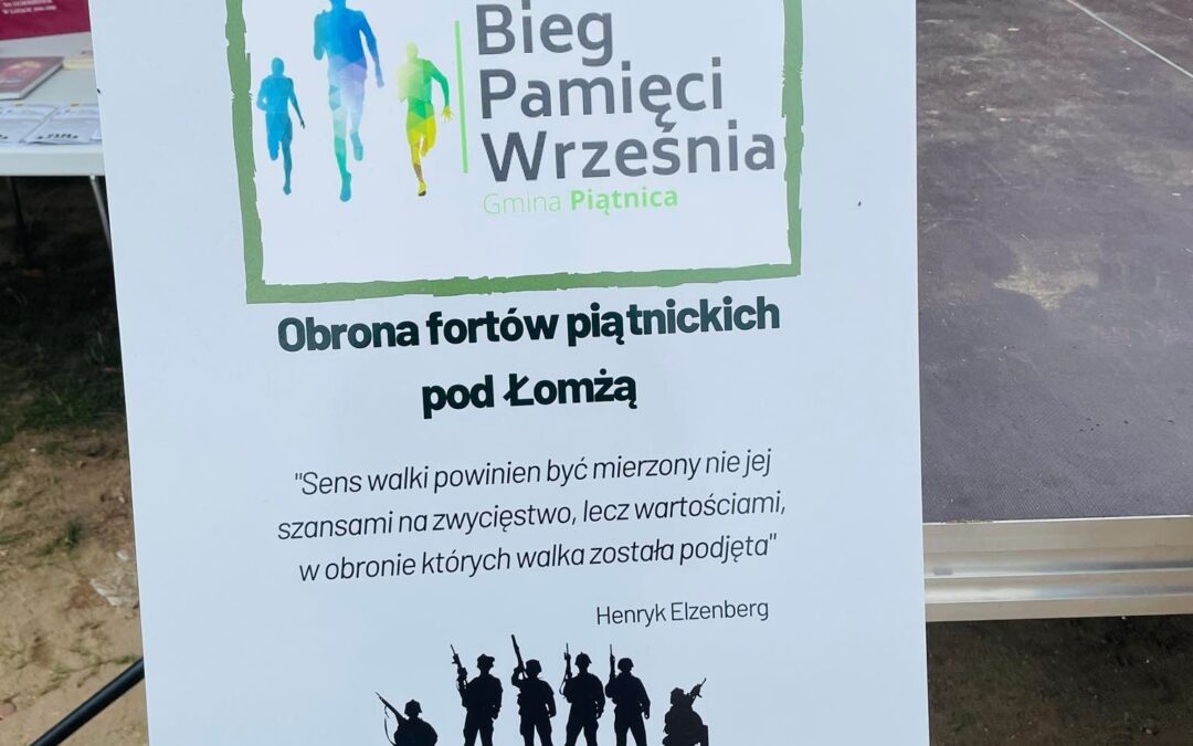 „Bieg Pamięci Września” o Puchar Wójta Gminy Piątnica.