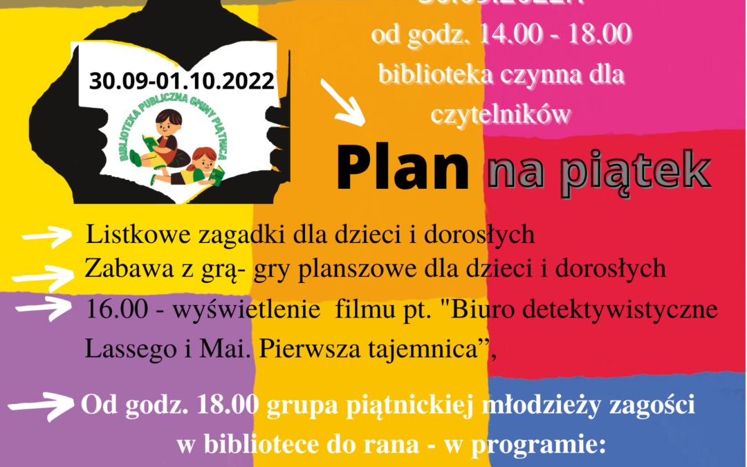 VIII Ogólnopolska Noc Bibliotek.