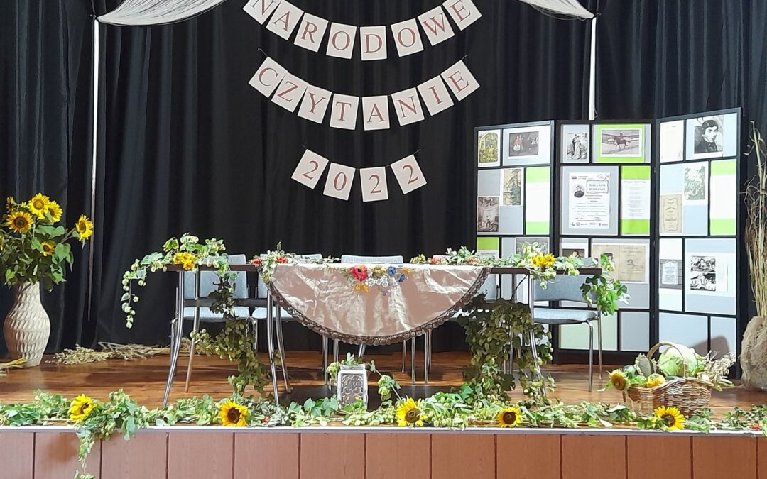 Przygotowania do Narodowego Czytania 2022.