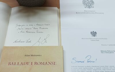 Podziękowanie za udział w Narodowym Czytaniu