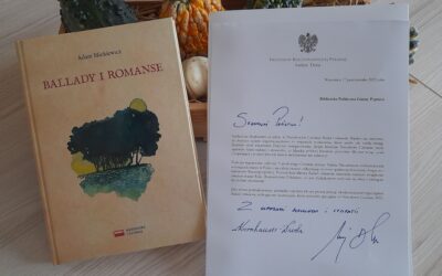 Podziękowanie za udział w Narodowym Czytaniu 2022.