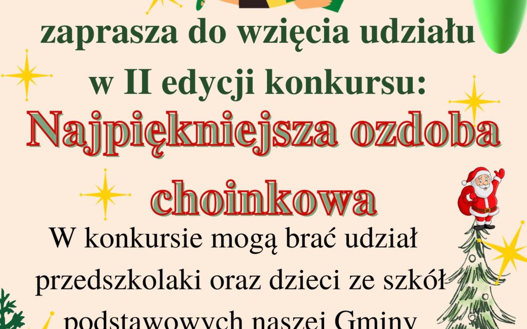 II edycja konkursu bożonarodzeniowego.