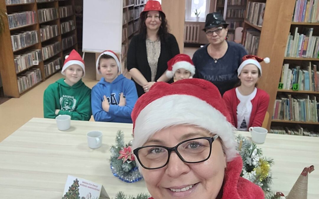 Warsztaty bożonarodzeniowe z klasą VII A.