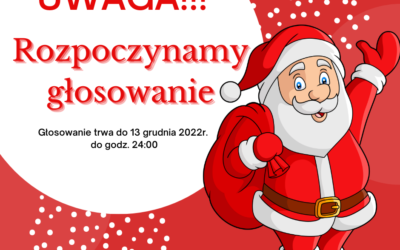 Głosowanie rozpoczęte. Zapraszamy.