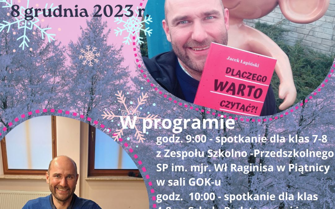 Spotkanie autorskie z Jackiem Łapińskim