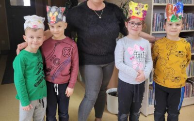 Ferie w bibliotece – maski karnawałowe