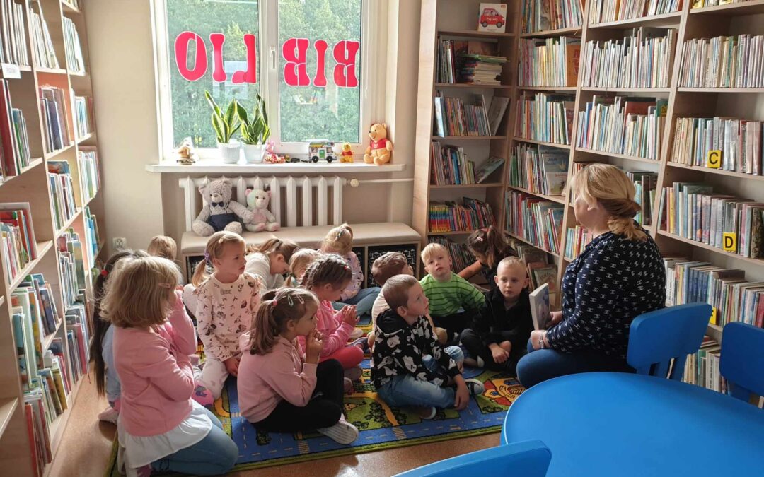 Odwiedziny przedszkolaków w Bibliotece