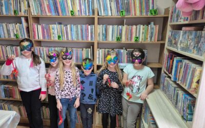 Dziesiąty dzień ferii – pożegnanie ferii zimowych w bibliotece .