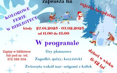 Ferie w bibliotece.