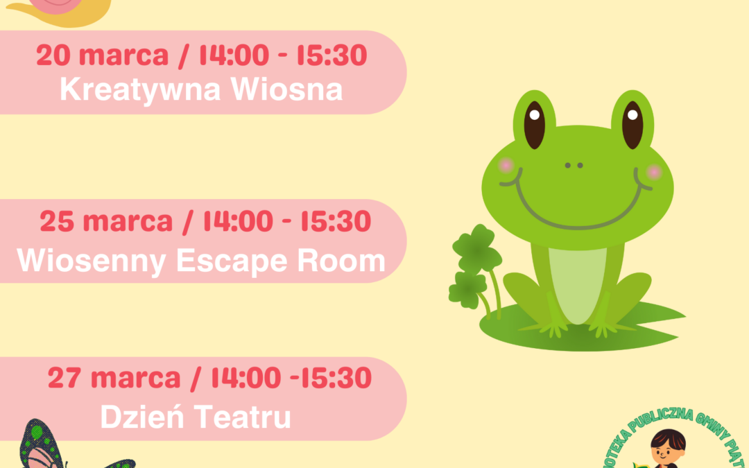 Wiosna w Bibliotece!