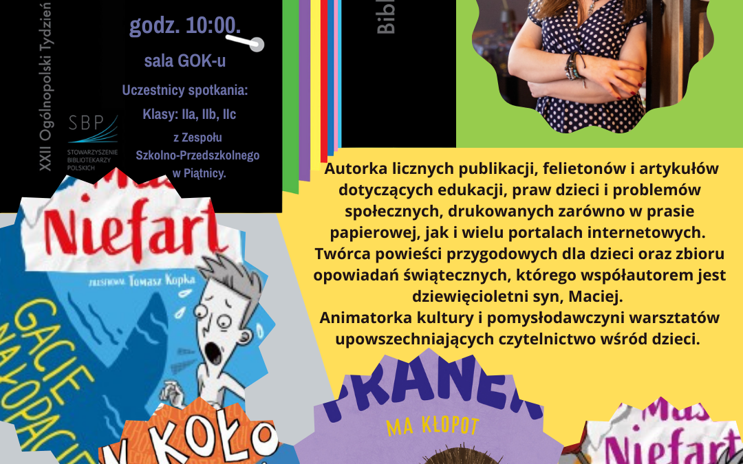 Spotkanie autorskie z Katarzyną Keller.