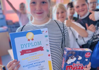 Laureaci Klasowego Wyzwania Czytelniczego