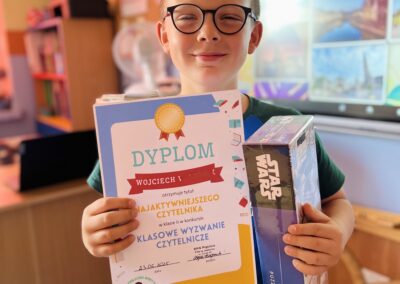 Laureaci Klasowego Wyzwania Czytelniczego