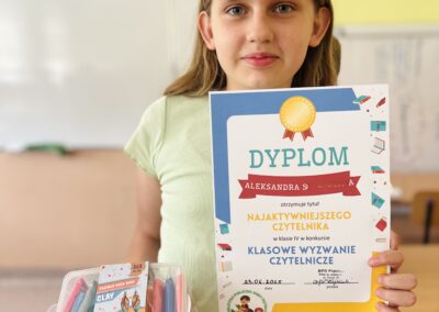 Laureaci Klasowego Wyzwania Czytelniczego