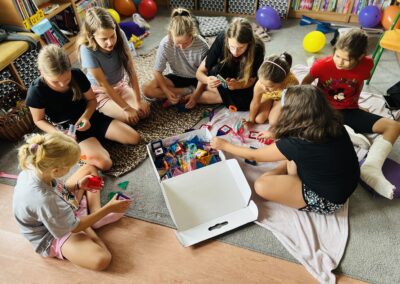 Biblioteka na kocyku