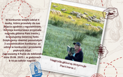 Wyniki konkursu fotograficznego „Książka w podróży”