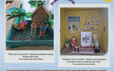 Wyniki wakacyjnego konkursu „Biblioteka w miniaturze:Stwórz swój literacki świat”