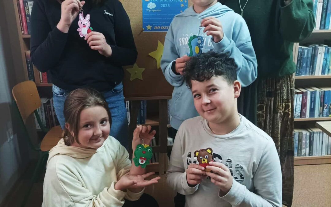 Noc Bibliotek – robienie filcowych maskotek