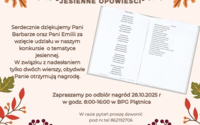 Wyniki konkursu „Jesienne opowieści”