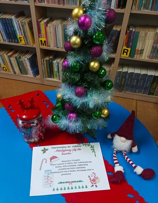 ,, Mikołajkowy słój dla łasucha” – konkurs