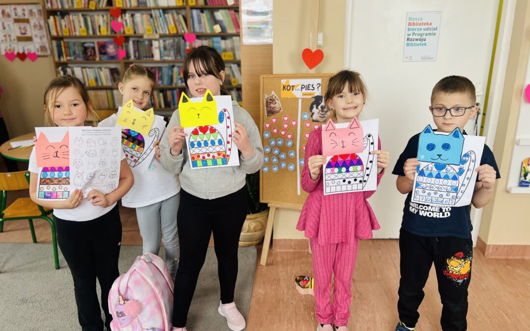 Dzień Kota w Filii w Jeziorku