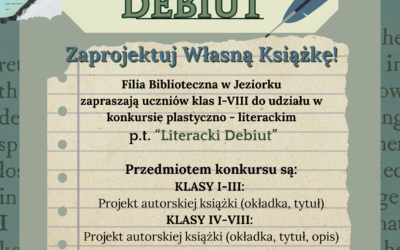 Konkurs „Literacki Debiut” w Filii w Jeziorku
