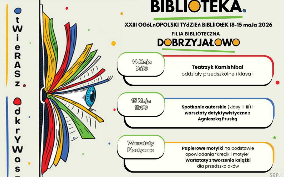 ,,Tydzień Bibliotek” w Filii w Dobrzyjałowie
