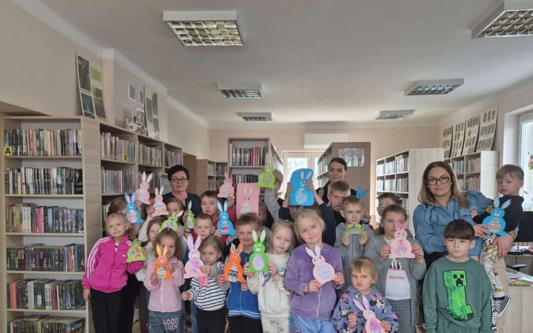 Wielkanocne Zajęcia Kreatywne w bibliotece.