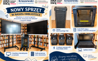 Zakup sprzętu z programu „Kraszewski. Komputery dla bibliotek.”
